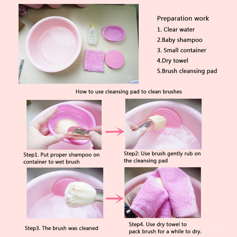 Silicone scrub pad